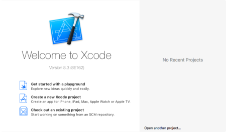 Xcode Starting